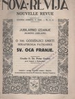 O 700. godišnjici smrti serafskoga patriarke sv. Oca Franje (Nova revija V/3-4/1926)