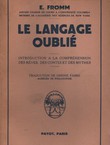 Le langage oublie