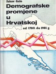 Demografske promjene u Hrvatskoj od 1780. do 1981. g.